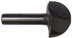Magnate 817 Core Box Router Bit - 1-9/16" Cutting Diameter; 1/2" Shank Diameter; 1-1/32" Cutting Length; 25/32" Radius; 2" Shank Length; for Nevada style gaming table chip trays