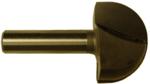 MAGNATE 819 Core Box Router Bit - 1-3/4" Cutting Diameter; 1/2" Shank Diameter; 1-1/8" Cutting Length; 7/8" Radius; 2" Shank Length; 2-Flute Carbide Tipped