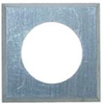 Magnate 8202 Insert Knives, 4 Cutting Edges, 1 Hole - 14mm Length; 14mm Width; 1.2mm Thickness