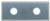 Magnate 8207 Reversible Insert Knives - 2 Cutting Edges, 2 Hole - 30mm Length; 12mm Width; 1.5mm Thickness; 14mm CTC; 10 Knives/Pkg