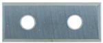 Magnate 8207 Reversible Insert Knives - 2 Cutting Edges, 2 Hole - 30mm Length; 12mm Width; 1.5mm Thickness; 14mm CTC; 10 Knives/Pkg
