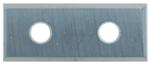 Magnate 8207 2-Side 2-Hole Insert Knives - 30mm Length; 12mm Width; 1.5mm Thickness; 14mm CTC; 10 Knives/Pack, Reversible Solid Carbide