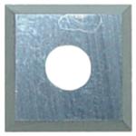 Magnate 8250 Insert Knives, 4 Cutting Edges, 1 Hole - 19.5mm Length; 7.5mm Width; 1.5mm Thickness