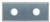Magnate 8264 Insert Knives, 4 Cutting Edges, 2 Holes, For Plunge - 49.5mm Length; 11mm Width; 1.5mm Thickness; 26mm CTC