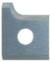 Magnate 8271 Reversible Insert Knives, Radius Knives - 12mm Length; 14.5mm Width; 2.0mm Thickness; 2mm Radius; Right Side; 10 Knives/Pkg