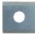 Magnate 8293 Insert Knives, 2 Cutting Edges, 1 Hole - 13mm Length; 12mm Width; 1.5mm Thickness