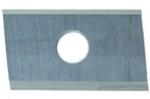 Magnate 8321 Insert Knives, End Angle, 1 Hole - 20mm Length; 12mm Width; 1.5mm Thickness; Right Angle