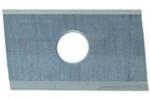 Magnate 8321 Insert Knives, 5-Degree Left End Angle, 1 Hole - 20mm Length; 12mm Width; 1.5mm Thickness