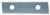 Magnate 8332 Insert Knives, End Angle, 2 Holes - 40mm Length; 12mm Width; 1.5mm Thickness; Right Angle;