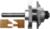 MAGNATE 9001 Stile & Rail (Cope and Stick) Reversible 1/4" Shank Router Bit For 3/4" to 7/8" Material - Ogee Profile; 7/8" Cutting Height; BR-06 Bearing; 1-1/4" Shank Length, 1-5/8" Overall Diameter, 2-Flute Carbide Tipped