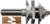 MAGNATE 9001B One Piece Stile & Rail (Cope & Stick) Router Bit, For 3/4" to 7/8" Material - Ogee Profile; 1-5/8" Overall Diameter; 1-1/2" Shank Length; BR-06 Bearing; 1/2" Shank Diameter, 1-1/8" Cutting Height, 2-Flute Carbide Tipped