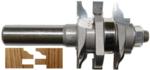 MAGNATE 9001B One Piece Stile & Rail (Cope & Stick) Router Bit, For 3/4" to 7/8" Material - Ogee Profile; 1-5/8" Overall Diameter; 1-1/2" Shank Length; BR-06 Bearing; 1/2" Shank Diameter, 1-1/8" Cutting Height, 2-Flute Carbide Tipped