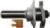 MAGNATE 9001R Stile or Rail (Cope or Stick) Router Bit, 15/16" Cutting Height for 3/4" to 7/8" Material - Ogee Profile; Rail Cut; BR-06 Bearing; 1/2" Shank Diameter, 1-1/2" Shank Length, 1-5/8" Overall Diameter, 2-Flute Carbide Tipped