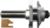 MAGNATE 9001S Stile or Rail (Cope or Stick) Router Bit, 15/16" Cutting Height for 3/4" to 7/8" Material - Ogee Profile; Stile Cut; BR-06 Bearing; 1/2" Shank Diameter, 1-1/2" Shank Length, 1-5/8" Overall Diameter, 2-Flute Carbide Tipped