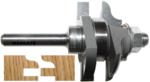 MAGNATE 9003 Stile & Rail (Cope and Stick) Reversible 1/4" Shank Router Bit For 3/4" to 7/8" Material - Classic Ogee Profile; 7/8" Cutting Height; BR-06 Bearing; 1-1/4" Shank Length, 1-5/8" Overall Diameter, 2-Flute Carbide Tipped