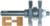 MAGNATE 9005 Stile & Rail (Cope and Stick) Reversible 1/4" Shank Router Bit For 3/4" to 7/8" Material - Tongue & Groove Profile; 3/4" Cutting Height; BR-06 Bearing; 1-1/4" Shank Length, 1-5/8" Overall Diameter, 2-Flute Carbide Tipped