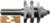 MAGNATE 9007B One Piece Stile & Rail (Cope & Stick) Router Bit, For 3/4" to 7/8" Material - Concave Profile; 1-5/8" Overall Diameter; 1-1/2" Shank Length; BR-06 Bearing; 1/2" Shank Diameter, 1-1/8" Cutting Height, 2-Flute Carbide Tipped