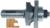 Magnate 9007S Stile or Rail Router Bit, 15/16" Cutting Height for 3/4" to 7/8" Material - Concave Profile; Stile Cut; BR-06 Bearing
