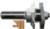 MAGNATE 9008R Stile or Rail (Cope or Stick) Router Bit, 15/16" Cutting Height for 3/4" to 7/8" Material - Bead Profile; Rail Cut; BR-06 Bearing; 1/2" Shank Diameter, 1-1/2" Shank Length, 1-5/8" Overall Diameter, 2-Flute Carbide Tipped
