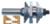 MAGNATE 9009B One Piece Stile & Rail (Cope & Stick) Router Bit, For 3/4" to 7/8" Material - Cove & Bead Profile; 1-5/8" Overall Diameter; 1-1/2" Shank Length; BR-06 Bearing; 1/2" Shank Diameter, 1-1/8" Cutting Height, 2-Flute Carbide Tipped