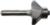 MAGNATE 901 Chamfer Router Bit - 45 Degree; 3/8" Cutting Height; 1/4" Shank Diameter; 1-1/4" Shank Length; 1" Overall Diameter; 45 degree for making 4-sided boxes; 2-Flute Carbide Tipped