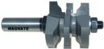 MAGNATE 9021S Stile or Rail (Cope or Stick) Router Bit, 1-3/8" Cutting Height for 1" to 1-3/8" Material - Ogee Profile; Stile Cut; BR-06 Bearing; 1/2" Shank Diameter, 3-1/8" Overall Length, 1-3/4" Overall Diameter, 2-Flute Carbide Tipped