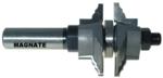 Magnate 9022R Stile / Rail Router Bit, 1-3/8" Cutting Height for 1" to 1-3/8" Material - Classic Profile; Rail Cut; BR-06 Bearing