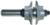 MAGNATE 9023R Stile or Rail (Cope or Stick) Router Bit, 1-3/8" Cutting Height for 1" to 1-3/8" Material - Traditional Profile; Rail Cut; BR-06 Bearing; 1/2" Shank Diameter, 3-1/8" Overall Length, 1-3/4" Overall Diameter, 2-Flute Carbide Tipped