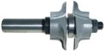 MAGNATE 9023R Stile or Rail (Cope or Stick) Router Bit, 1-3/8" Cutting Height for 1" to 1-3/8" Material - Traditional Profile; Rail Cut; BR-06 Bearing; 1/2" Shank Diameter, 3-1/8" Overall Length, 1-3/4" Overall Diameter, 2-Flute Carbide Tipped