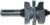 MAGNATE 9023S Stile or Rail (Cope or Stick) Router Bit, 1-3/8" Cutting Height for 1" to 1-3/8" Material - Traditional Profile; Stile Cut; BR-06 Bearing; 1/2" Shank Diameter, 3-1/8" Overall Length, 1-3/4" Overall Diameter, 2-Flute Carbide Tipped