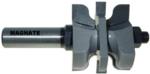 MAGNATE 9023S Stile or Rail (Cope or Stick) Router Bit, 1-3/8" Cutting Height for 1" to 1-3/8" Material - Traditional Profile; Stile Cut; BR-06 Bearing; 1/2" Shank Diameter, 3-1/8" Overall Length, 1-3/4" Overall Diameter, 2-Flute Carbide Tipped