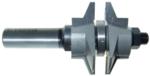 MAGNATE 9024R Stile or Rail (Cope or Stick) Router Bit, 1-3/8" Cutting Height for 1" to 1-3/8" Material - Bevel Profile; Rail Cut; BR-06 Bearing; 1/2" Shank Diameter, 3-1/8" Overall Length, 1-3/4" Overall Diameter, 2-Flute Carbide Tipped