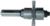 MAGNATE 9025S Stile or Rail (Cope or Stick) Router Bit, 1-3/8" Cutting Height for 1" to 1-3/8" Material - Groove Profile; Stile Cut; BR-06 Bearing; 1/2" Shank Diameter, 3-1/8" Overall Length, 1-3/4" Overall Diameter, 2-Flute Carbide Tipped