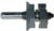 MAGNATE 9026R Stile or Rail (Cope or Stick) Router Bit, 1-3/8" Cutting Height for 1" to 1-3/8" Material - V-Groove Profile; Rail Cut; BR-06 Bearing; 1/2" Shank Diameter, 3-1/8" Overall Length, 1-3/4" Overall Diameter, 2-Flute Carbide Tipped