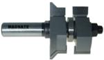MAGNATE 9026R Stile or Rail (Cope or Stick) Router Bit, 1-3/8" Cutting Height for 1" to 1-3/8" Material - V-Groove Profile; Rail Cut; BR-06 Bearing; 1/2" Shank Diameter, 3-1/8" Overall Length, 1-3/4" Overall Diameter, 2-Flute Carbide Tipped