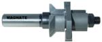 Magnate 9026S Stile / Rail Router Bit, 1-3/8" Cutting Height for 1" to 1-3/8" Material - V-Groove Profile; Stile Cut; BR-06 Bearing
