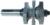 MAGNATE 9027S Stile or Rail (Cope or Stick) Router Bit, 1-3/8" Cutting Height for 1" to 1-3/8" Material - Concave Profile; Stile Cut; BR-06 Bearing; 1/2" Shank Diameter, 3-1/8" Overall Length, 1-3/4" Overall Diameter, 2-Flute Carbide Tipped