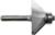 MAGNATE 903 Chamfer Router Bit - 45 Degree; 9/16" Cutting Height; 1/4" Shank Diameter; 1-1/4" Shank Length; 1-7/16" Overall Diameter; 45 degree for making 4-sided boxes; 2-Flute Carbide Tipped
