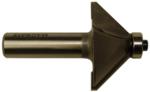 MAGNATE 905 Chamfer Router Bit - 45 Degree; 3/4" Cutting Height; 1/2" Shank Diameter; 1-1/2" Shank Length; 1-3/4" Overall Diameter; 45 degree for making 4-sided boxes; 2-Flute Carbide Tipped