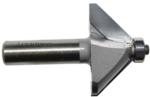 MAGNATE 906 Chamfer Router Bit - 45 Degree; 7/8" Cutting Height; 1/2" Shank Diameter; 1-1/2" Shank Length; 1-7/8" Overall Diameter; 45 degree for making 4-sided boxes; 2-Flute Carbide Tipped