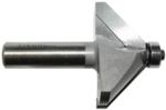 MAGNATE 907 Chamfer Router Bit - 45 Degree; 1" Cutting Height; 1/2" Shank Diameter; 1-1/2" Shank Length; 2" Overall Diameter; 45 degree for making 4-sided boxes; 2-Flute Carbide Tipped