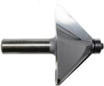 MAGNATE 908 Chamfer Router Bit - 45 Degree; 1-3/16" Cutting Height; 1/2" Shank Diameter; 1-1/2" Shank Length; 2-5/8" Overall Diameter; 45 degree for making 4-sided boxes; 2-Flute Carbide Tipped