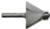 MAGNATE 909 Chamfer Router Bit - 30 Degree; 7/8" Cutting Height; 1/4" Shank Diameter; 1-1/4" Shank Length; 1-3/8" Overall Diameter; 30 degree for making 6-sided boxes; 2-Flute Carbide Tipped