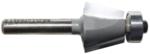 MAGNATE 911 Chamfer Router Bit - 15 Degree; 5/8" Cutting Height; 1/4" Shank Diameter; 1-1/4" Shank Length; 1" Overall Diameter; 15 degree for making 12-sided boxes; 2-Flute Carbide Tipped