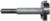 Magnate 9112 Forstner Bit, 2 -Flute Smooth Rim, Carbide Tipped - 1-1/2" Cutting Diameter; 3/8" Shank Diameter, 3-1/2" Overall Diameter