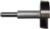 Magnate 9200 Forstner Bit, 2 -Flute Smooth Rim, Carbide Tipped - 2" Cutting Diameter; 3/8" Shank Diameter, 3-1/2" Overall Diameter