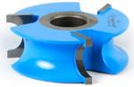 Amana 923-AMANA Bullnose Shaper Cutter - 5/8" Bead Height; 1/2" & 3/4" Bore; 5/16" Radius; 2-5/8" Overall Diameter; 15/16" Cutting Height; C-010 Rub Collar; 3-Wing, Carbide Tipped