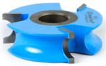 Amana 925-AMANA Bullnose Shaper Cutter - 1/2" Bead Height; 1/2" & 3/4" Bore; 1/4" Radius; 2-5/8" Overall Diameter; 13/16" Cutting Height; C-011 Rub Collar; 3-Wing, Carbide Tipped