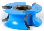 Amana 927-AMANA Bullnose Shaper Cutter - 3/4" Bead Height; 1/2" & 3/4" Bore; 3/8" Radius; 2-5/8" Overall Diameter; 1-1/16" Cutting Height; C-008 Rub Collar; 3-Wing, Carbide Tipped