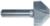MAGNATE 935 45-Degree Bevel Spiral Router Bit - 1/2" Small Diameter; 1-1/2" Cutting Diameter; 1" Cutting Height; 1/2" Shank Diameter; 2" Shank Length; 2-Flute Carbide Tipped